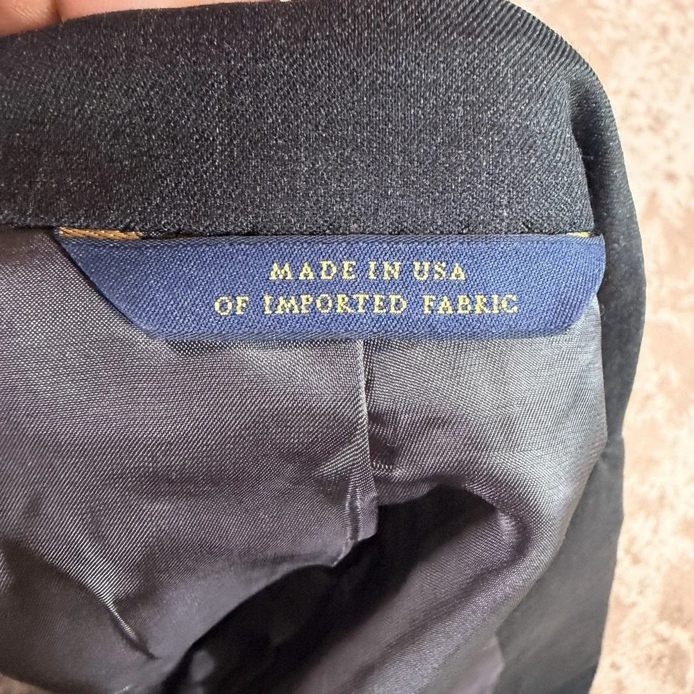 Brooks Brothers 1818 Regent Mens Gray Trabaldo Togna Estrato Suit 40L 34x34